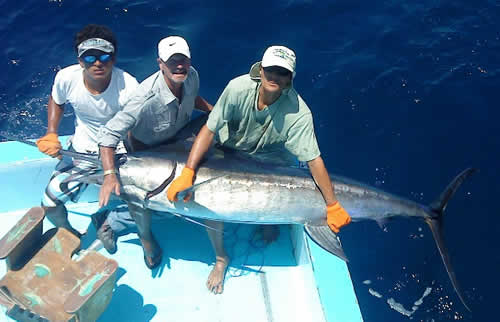 Deep Blue Water Fishing out of Playa Hermosa, Guanacaste, Costa Rica