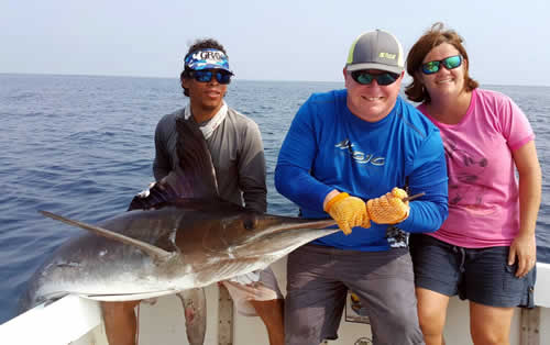 Deep sea fishing out of Villa Sol hotel in Guanacaste