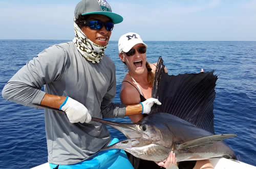 Joe Baumann Fishing out of Playa Matapalo